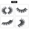 wholesale 5 pairs natural long thick false eyelashes, 3D fake mink eyelashes